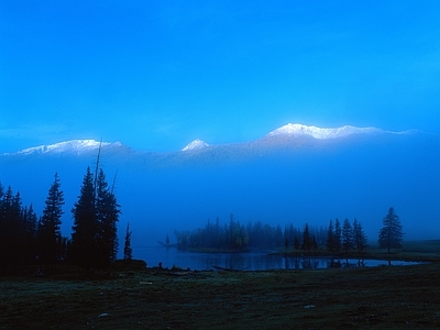 现代风景 夜景