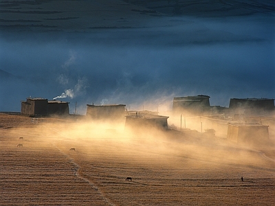 现代风景 沙漠