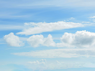 现代天空外景 白天天空 干净通透的天空 蓝天白云 晴朗的