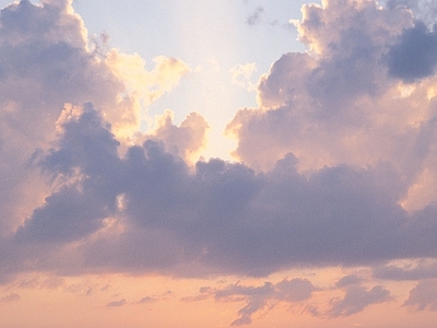 现代天空外景 夕阳天空