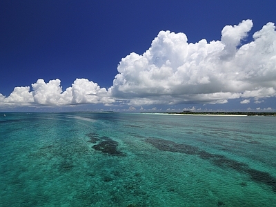 现代风景 海洋 白天