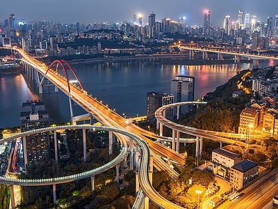 现代城市外景 广场外景 夜晚城市 夕阳城市 道路外景