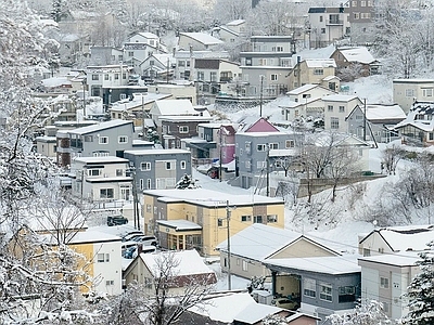 现代街道外景 道路