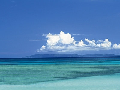 现代风景 海洋 白天