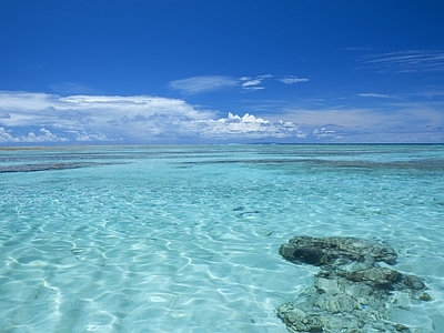 现代风景 白天 海洋