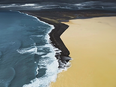 现代风景 海滩 海洋 沙滩 白天