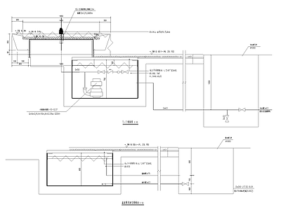 给排水图 庭院排水 景观给排水 管网 系统图 施工图