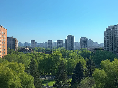 现代城市外景 都市白天外景 白天城市外景