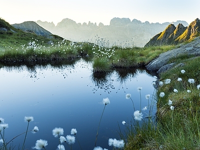 现代壁纸 户外风景 湖边风景