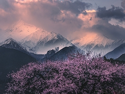 现代壁纸 户外风景 雪山