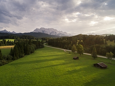 现代屏幕 户外风景