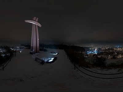 现代户外HDR 夜景HDR 冬季HDR