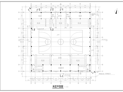 现代简约体育馆建筑 体育馆 学校体育馆 小型体育馆 施工图