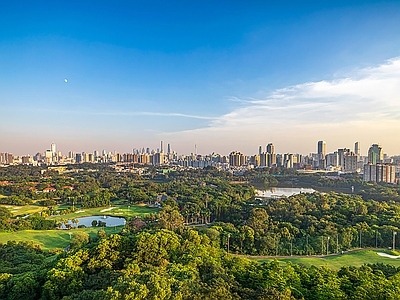 现代极简城市外景 白天城市外景 广场外景 道路外景 城市外景 俯瞰外景