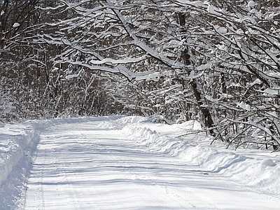 北欧风景 雪景