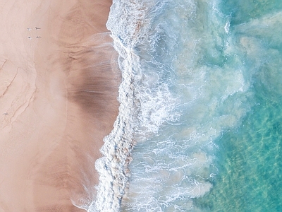 现代风景 海浪 沙滩 海洋