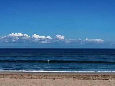 现代风景 天空 海洋 海滩