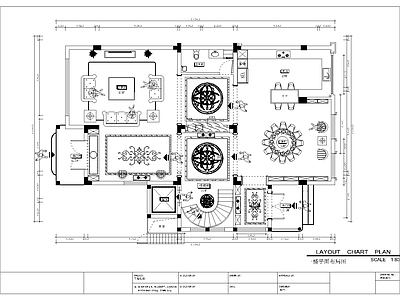 建筑平面图 别墅平面布置图 施工图