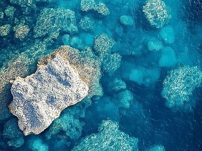 现代风景 俯瞰海景 海洋