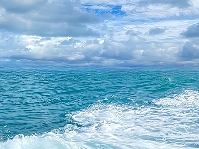 现代风景 俯瞰海景 海洋