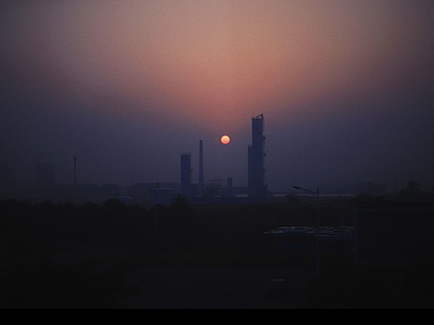 现代风景 日出风景