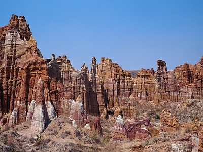 现代风景 土林 石林