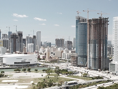 现代意式城市外景 白天城市外景 广场外景 道路外景