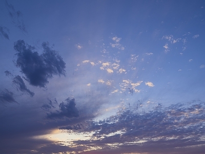 天空外景 黄昏天空