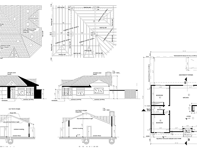 现代别墅建筑 乡间别墅图纸 小别墅 农村别墅 独栋别墅 自建房 施工图