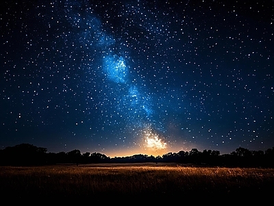 现代天空外景 常用夜景背景 夜晚天空 星空 宇宙