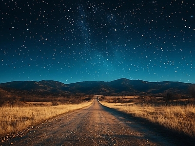 现代天空外景 常用夜景背景 夜晚天空 星空