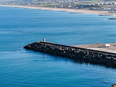 现代天空外景 海边天空外景 白天天空