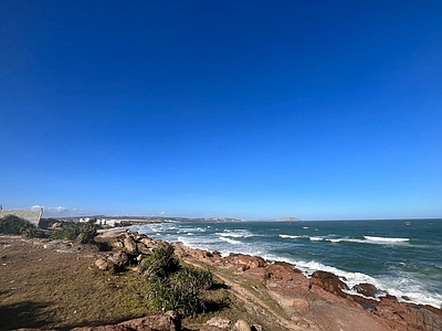 现代天空外景 海边天空外景 白天天空