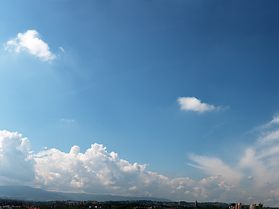 现代天空外景 白天天空