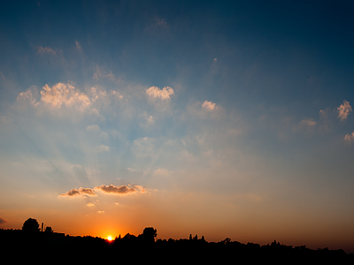 现代天空外景 清晨天空 黄昏天空