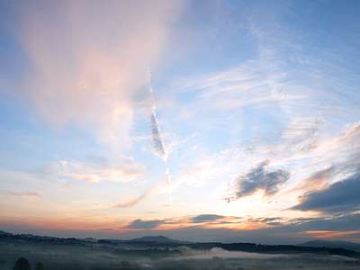 现代天空外景 清晨天空 黄昏天空