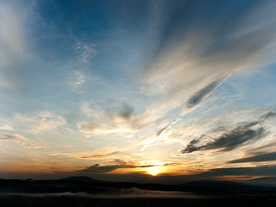 现代天空外景 清晨天空 黄昏天空 夕阳天空