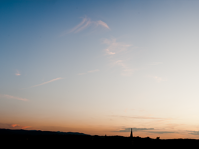 现代天空外景 清晨天空 黄昏天空