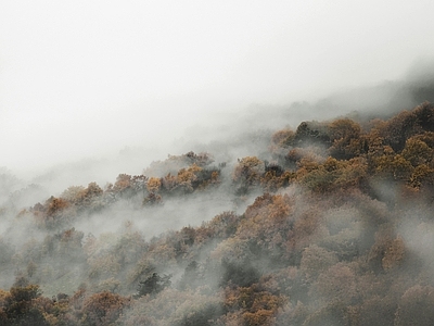 现代风景 山 外景 白天