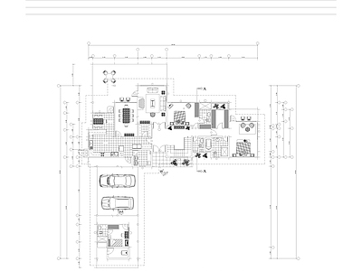 现代别墅建筑 两层乡村别墅 小别墅 农村别墅 合院别墅 独栋别墅 施工图