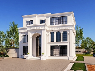 法式别墅建筑 法式别墅建筑设计 施工图