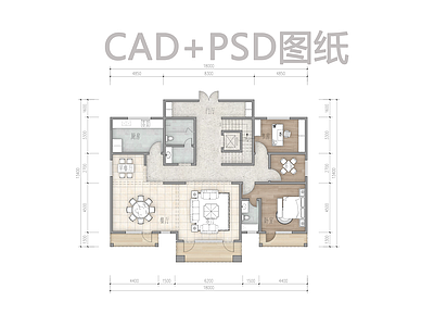 新中式别墅建筑 二层别墅 双拼别墅 独栋别墅 农村别墅 平面图