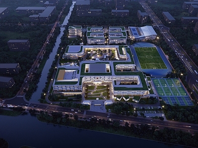 现代风格学校