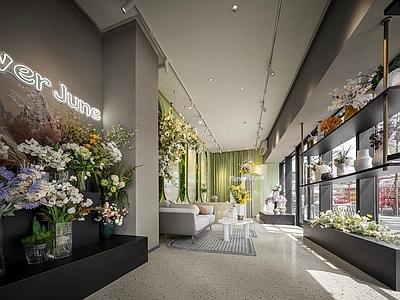 文艺清新鲜花店
