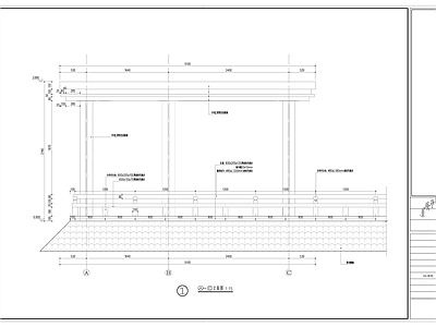 新中式现代亭子 别墅露台景观亭 屋顶景观亭 钢结构廊亭 凉亭 施工图
