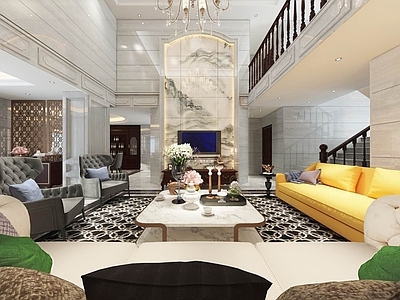 新中式欧式别墅建筑 二层别墅 农村别墅 自建房 独栋别墅 施工图