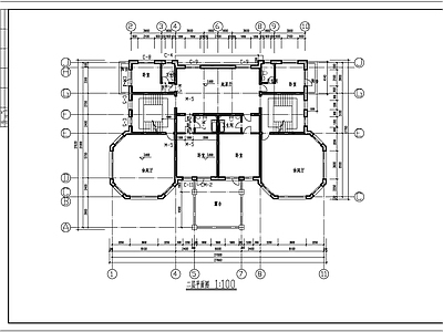 现代别墅建筑 三层住宅建筑结构 施工图