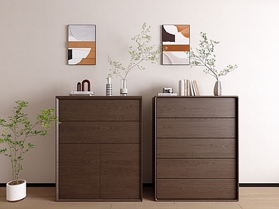 中古意式斗柜 五斗柜 边柜 矮柜