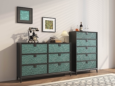 意式法式玄关柜 意式复古风边柜 法式复古斗柜 斗柜边柜 法式边柜 玄关柜