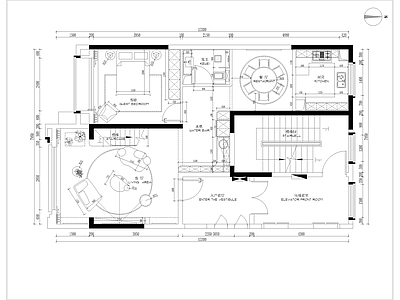 样板间 复式 loft 120平方米 家装 样板间 施工图
